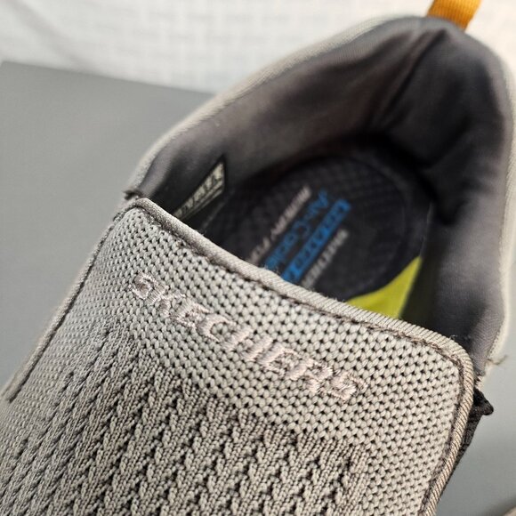 Skechers Men's Size 13 Grey Go Walk Air-Cooled Mesh Slip-On Loafers - Picture 11 of 11